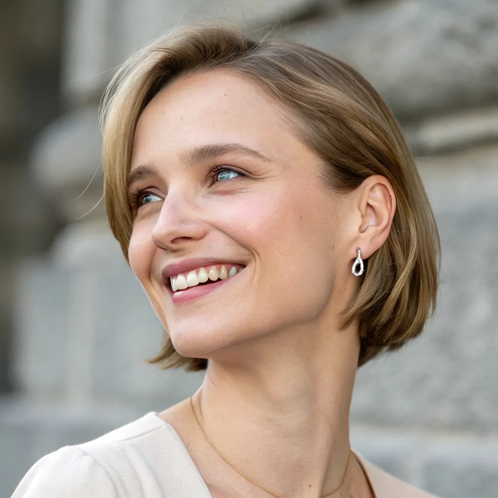 Sofia James, food blogger and recipe creator at SoIntoFood.com, smiling in natural light